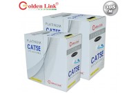 CÁP MẠNG GOLDENLINK PLATINUM UTP CAT 5E CHỐNG NHIỄU - Xanh Dương